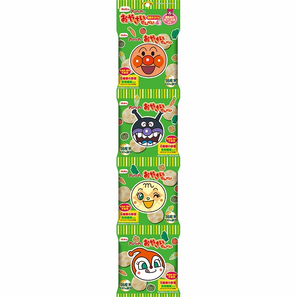 栗山 アンパンマンのおやさいせんべい 40g×12袋(1ケース)（YB）