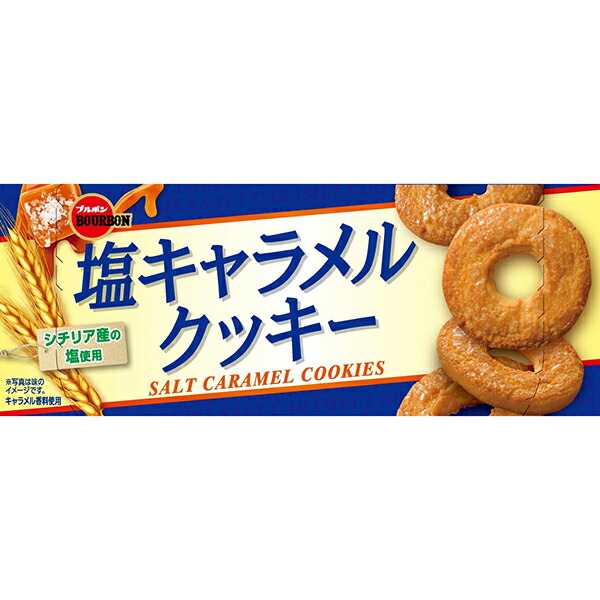 ブルボン  塩キャラメルクッキー 9枚×48個(1ケース)