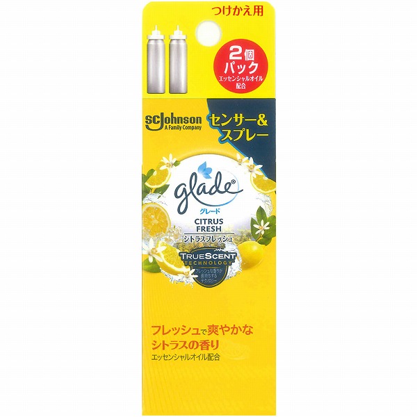グレード 消臭センサー＆スプレー シトラスフレッシュ つけかえ用 18mL×2個