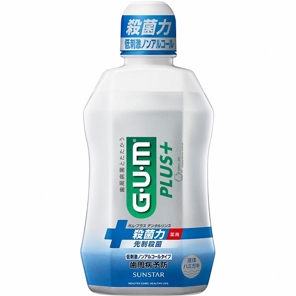 ガム・プラス デンタルリンス［低刺激ノンアルコールタイプ］ 450mL【医薬部外品】
