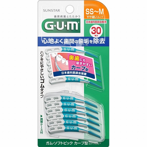 ガム・ソフトピック カーブ型 ＳＳ～Ｍ 30本