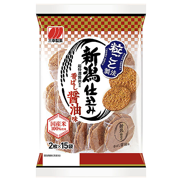 三幸製菓　新潟仕込み　醤油味 30枚×12個入り(1ケース)