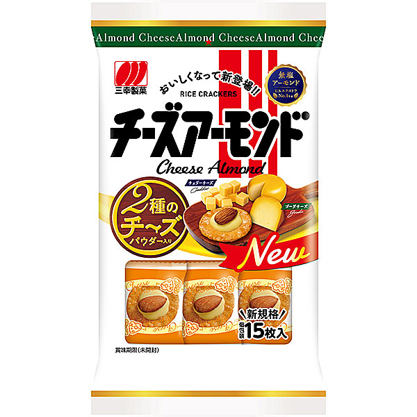 三幸製菓　チーズアーモンド 15枚×16個入り(1ケース)