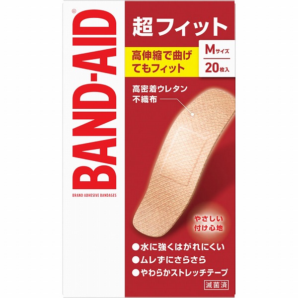 バンドエイド超フィットＭサイズ 20枚【一般医療機器】