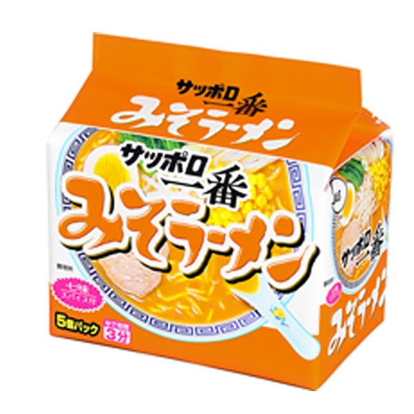 サッポロ一番　みそラーメン　5食×6個×1ケース(計30食)サンヨー食品