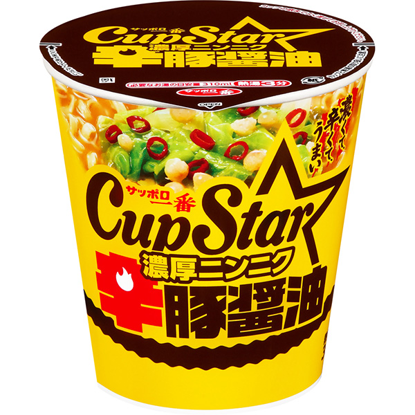 サッポロ一番 カップスター 辛豚醤油 70g×12個 (1ケース)