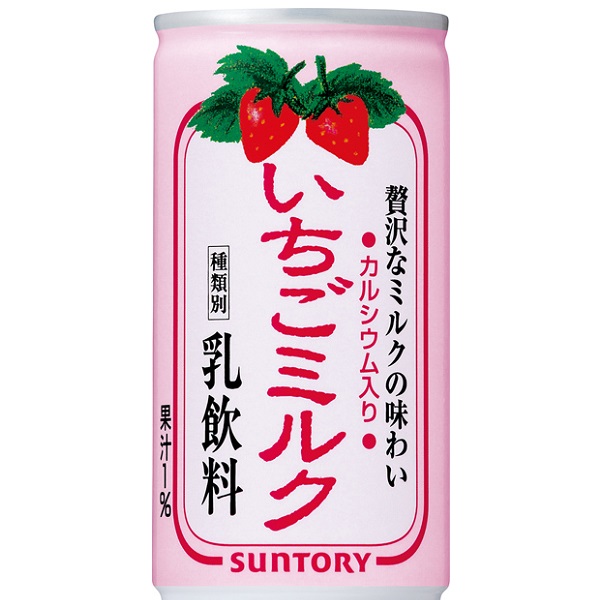 サントリー　いちごミルク　190g缶 30本入り×1ケース