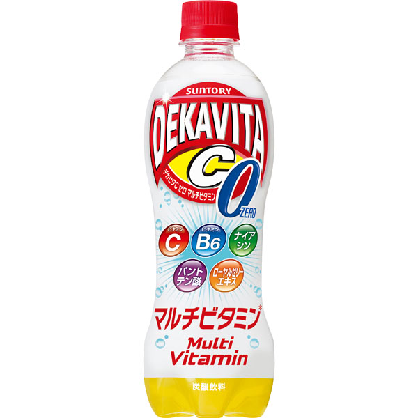 サントリー デカビタC ゼロ マルチビタミン 500ml×24本入り (1ケース)