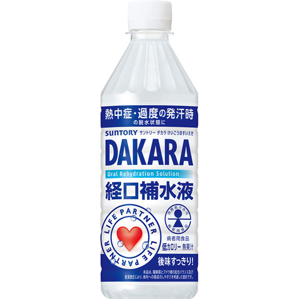 サントリー DAKARA経口補水液 500ml ×24本 (1ケース)