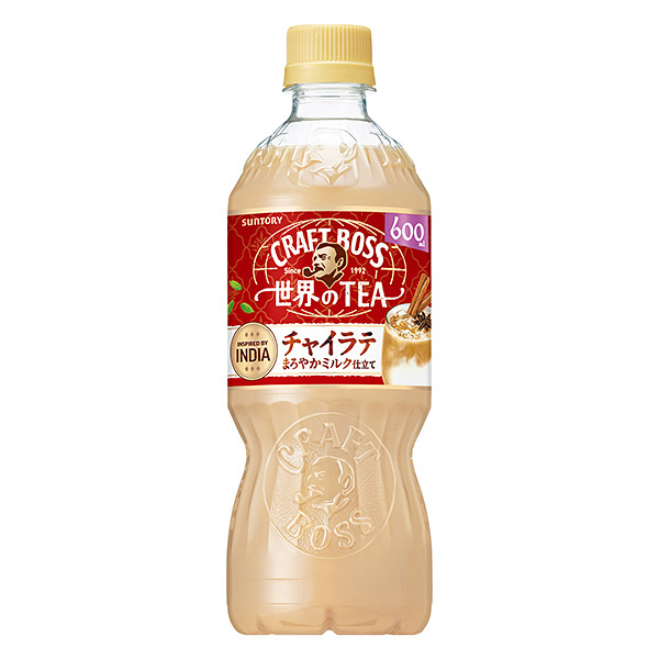 サントリー クラフトボス世界のTEAチャイラテ 600ml×24本 (1ケース)