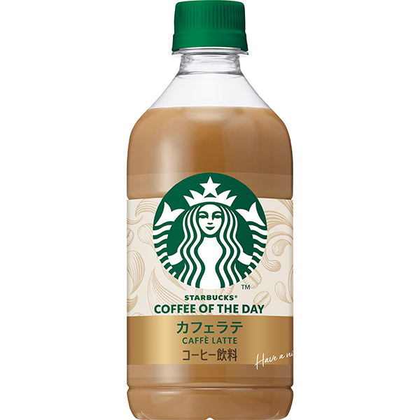 スターバックス COFFEE OF THE DAY カフェラテ 480ml×24本 (1ケース)