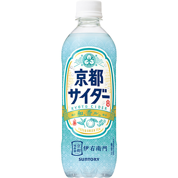 サントリー 伊右衛門京都サイダー 500ml×24本 (1ケース)
