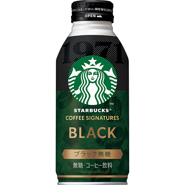 サントリー スターバックス ブラック無糖 ボトル缶 380g×24本 (1ケース)