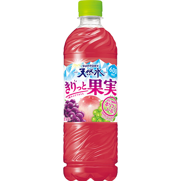 サントリー 天然水きりっと果実 ぶどう 600ml×24本 (1ケース)