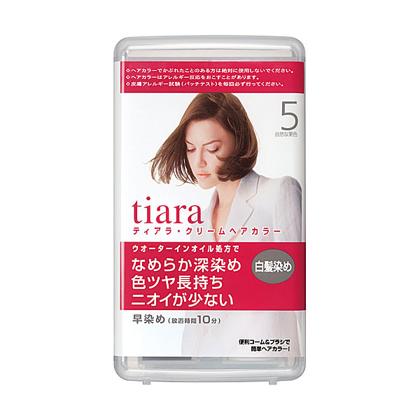ティアラ クリームヘアカラー 5 3個セット【医薬部外品】