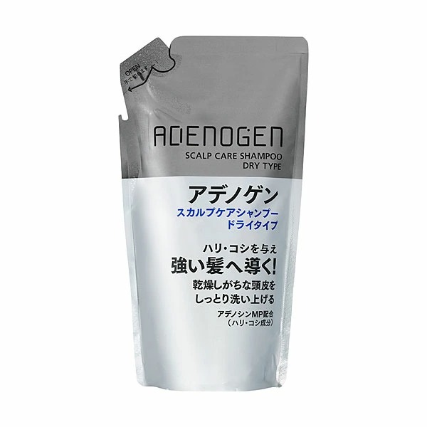 アデノゲン スカルプケアシャンプー ドライタイプ(つめかえ用) 310ml 3個セット