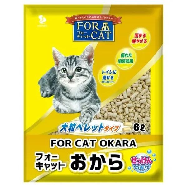 フォーキャットおからせっけんの香り 6L×7袋入り (1ケース)