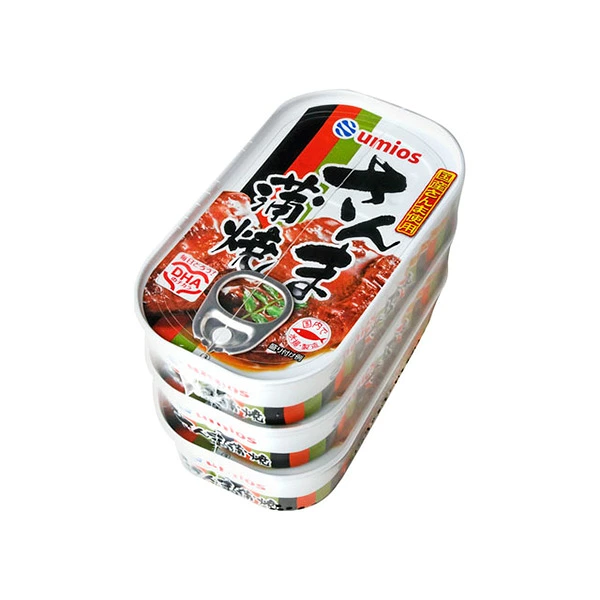 Umios さんま蒲焼 3缶パック（100g×3缶）×20セット (1ケース)