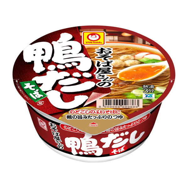 マルちゃん おそば屋さんの鴨だしそば 98g×12個入り (1ケース)