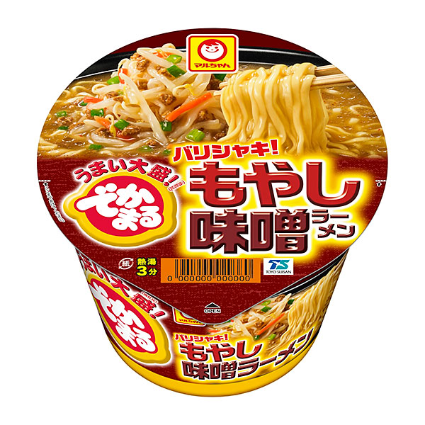 マルちゃん　でかまるバリシャキ！もやし味噌ラーメン 161g×12個入り(1ケース)