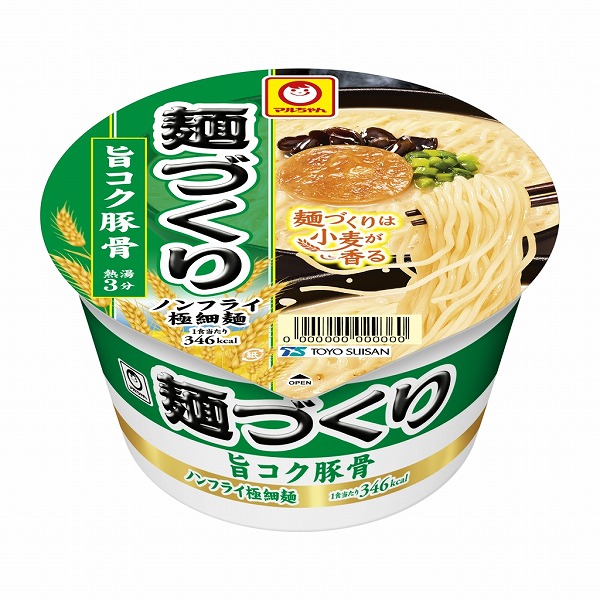 マルちゃん　麺づくり　旨コク豚骨 87g×12個入り(1ケース)