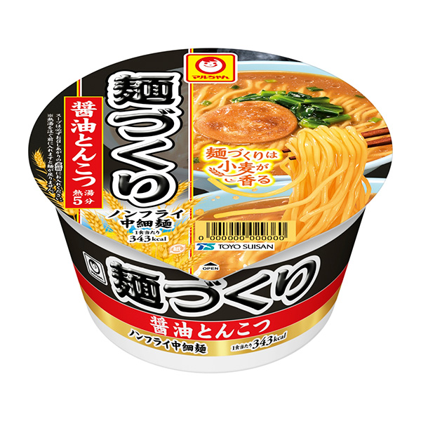 マルちゃん 麺づくり 醤油とんこつ 96g×12個 (1ケース)