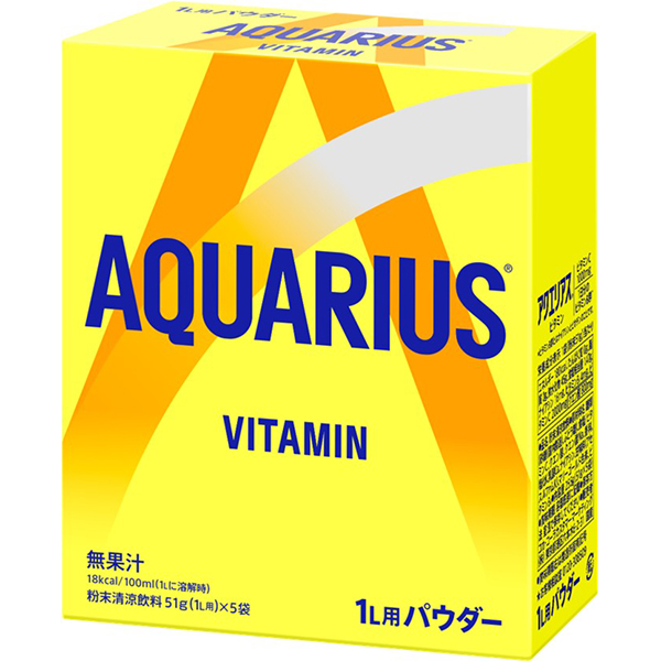 アクエリアス１日分のマルチビタミンパウダー 51g×5袋 6箱入り (1ケース)(KR)