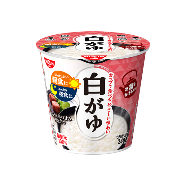 日清のおかゆ 白がゆ 35g×6個 (1ケース)