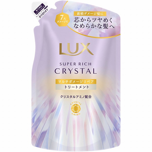 ラックス スーパーリッチクリスタル マルチダメージリペア トリートメント つめかえ用 300g
