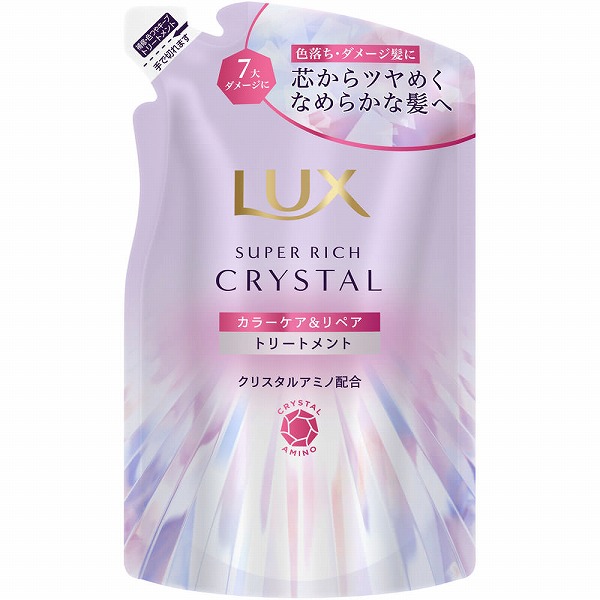 ラックス スーパーリッチクリスタル カラーケア&リペア トリートメント つめかえ用 300g