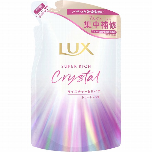 ラックス スーパーリッチクリスタル モイスチャー＆リペア トリートメント つめかえ用 300g