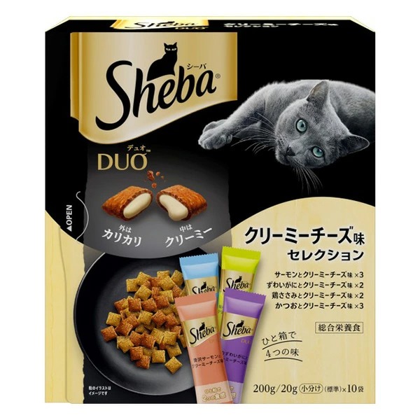 シーバ デュオ クリーミーチーズ味セレクション 200g×12箱入り (1ケース)