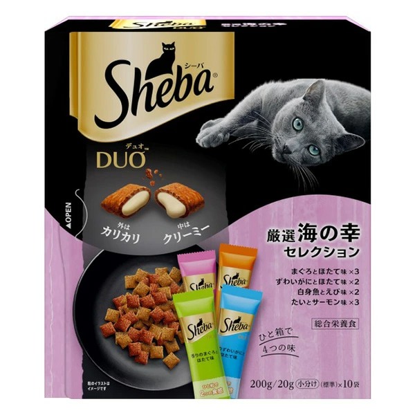 シーバ デュオ 厳選海の幸セレクション 200g×12箱入り (1ケース)
