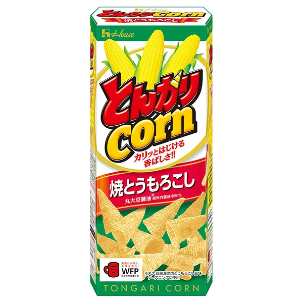 ハウス とんがりコーン 焼とうもろこし 62g×20箱 (1ケース)