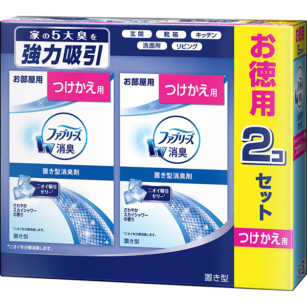 P&G 置き型ファブリーズ さわやかスカイシャワーの香り 替用2Ｐ 130g×2