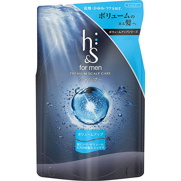 h&s for men ボリュームアップシャンプーつめかえ用(PP)(300mL)【医薬部外品】