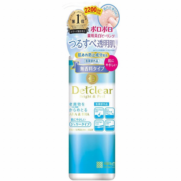 DETクリアピーリングジェリー 無香料 180mL【医薬部外品】