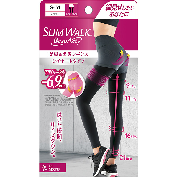 スリムウォーク美脚＆美尻レギンスＳＭ