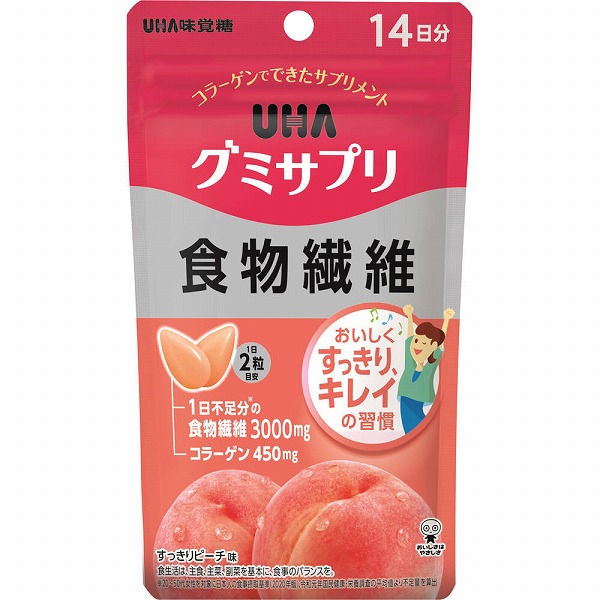 UHA グミサプリ 食物繊維 14日分(28粒)