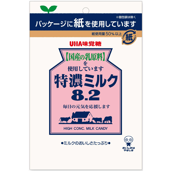 UHA味覚糖 特濃ミルク8.2 85g×72袋入り (1ケース)