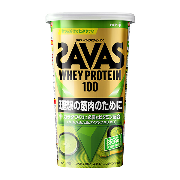 ザバス　ホエイプロテイン100　抹茶風味　280g(10食分)