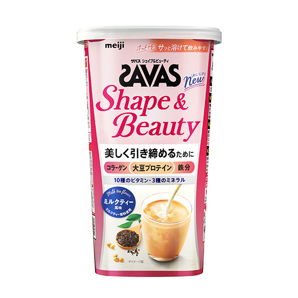 ザバス フォーウーマン シェイプ&ビューティ ミルクティー風味 12食分