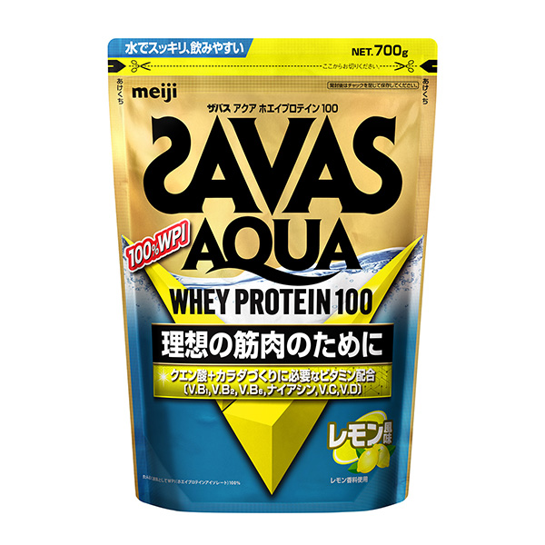 ザバス アクア ホエイプロテイン100 レモン風味 700g