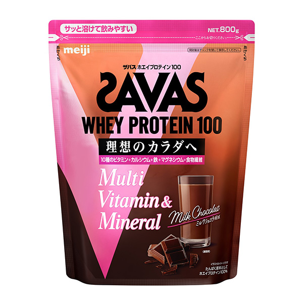 ザバス フォーウーマン ホエイプロテイン100 ミルクショコラ風味 800g