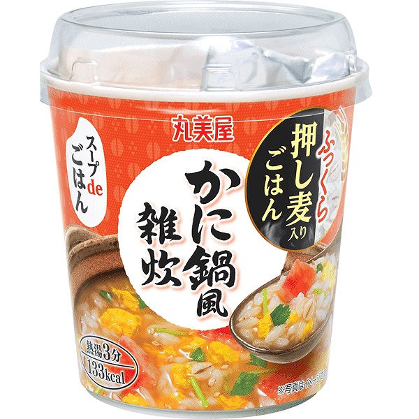 丸美屋 スープdeごはんかに鍋風雑炊 69g×48個(1ケース6個入り、8ケースセット)