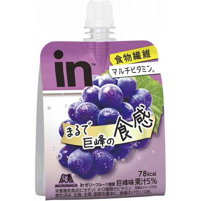 ｉｎゼリーフルーツ食感　巨峰 150g×36個【栄養機能食品】