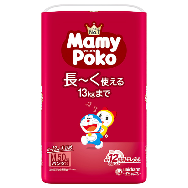 マミーポコパンツＭドラえもん 50枚×3個入り (1ケース)