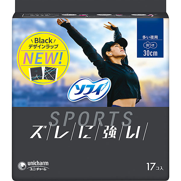 ソフィＳＰＯＲＴＳ300羽つき(17枚)×3個セット【医薬部外品】