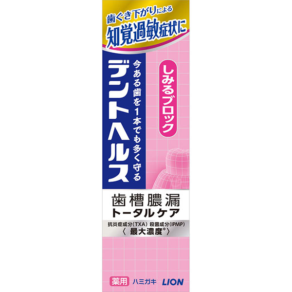 デントヘルス薬用ハミガキ しみるブロック(85g)【医薬部外品】