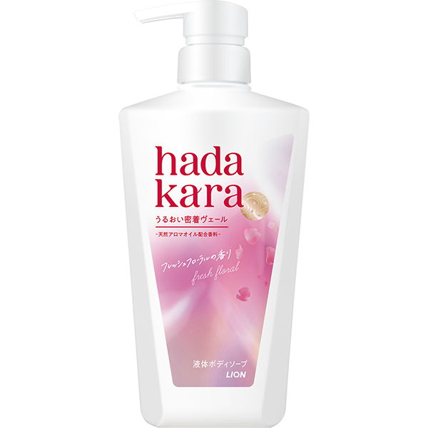 hadakaraモイストボディケアソープ液体タイプ フレッシュフローラルの香り 本体 480ml
